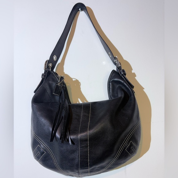 Coach Black Leather soho Hobo shoulder  Bag - Picture 3 of 10